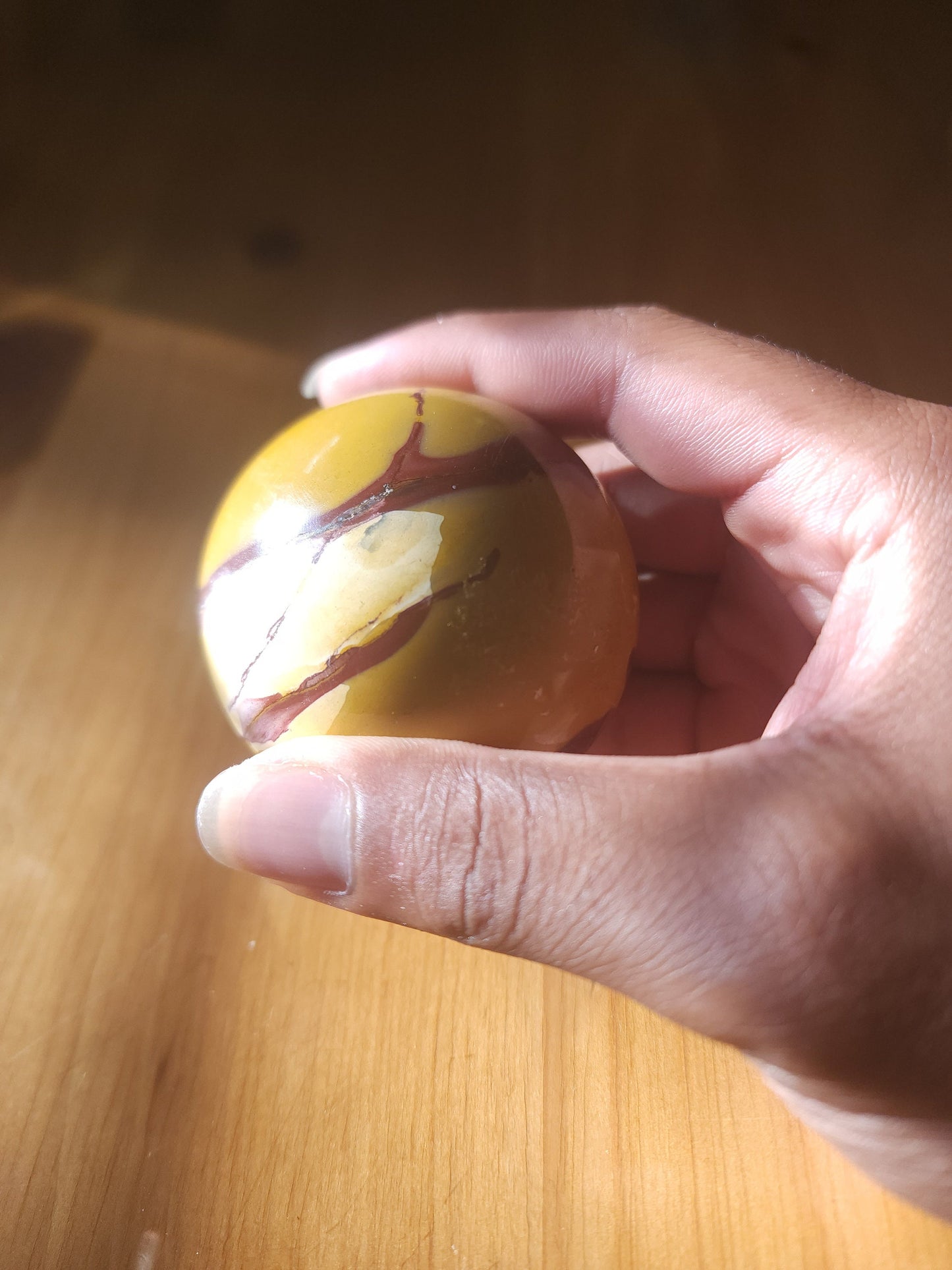 Mookaite Jasper Sphere - Polished Gemstone - Crystal Sphere - Healing Crystal