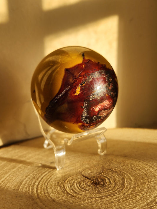 Mookaite Jasper Sphere - Polished Gemstone - Crystal Sphere - Healing Crystal
