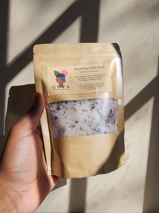 Guya's Soothing Salt Soak - Love and Roses