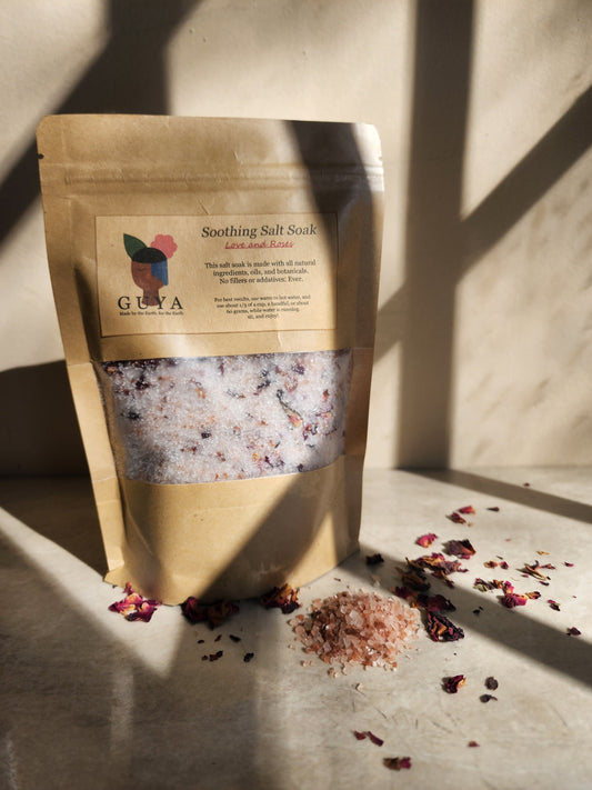 Guya's Soothing Salt Soak - Love and Roses