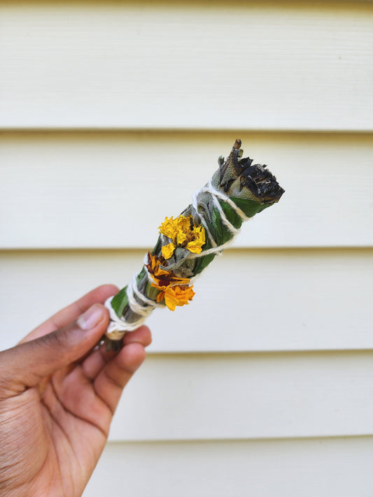 Handmade Smudge Bundles - Burning Smudge - Natural Incense - Ritual Smudge