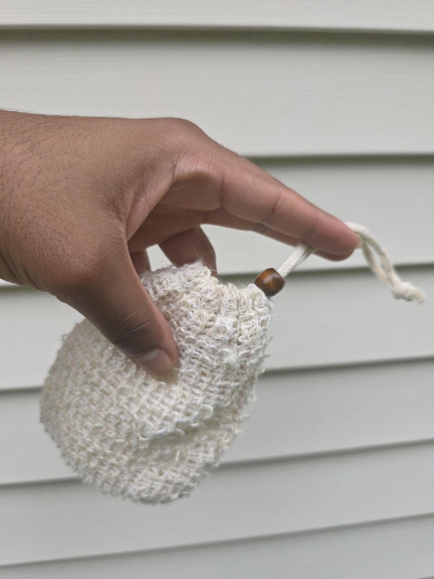 Sisal Soap & Bar Bag - Shower Accessories - Natural Exfoliator - Compostable Shower Bag - Soap Bag