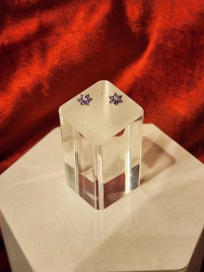 Snowflake Stud - Handmade Jewelry - Artisan Fine Jewelry