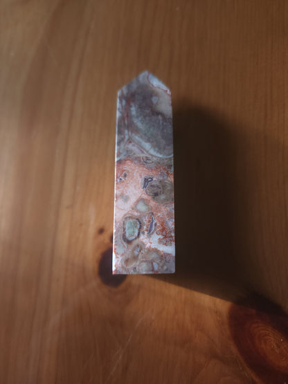 Mexican Crazy Lace Agate - Polished Gemstone - Crystal Tower - Healing Crystal