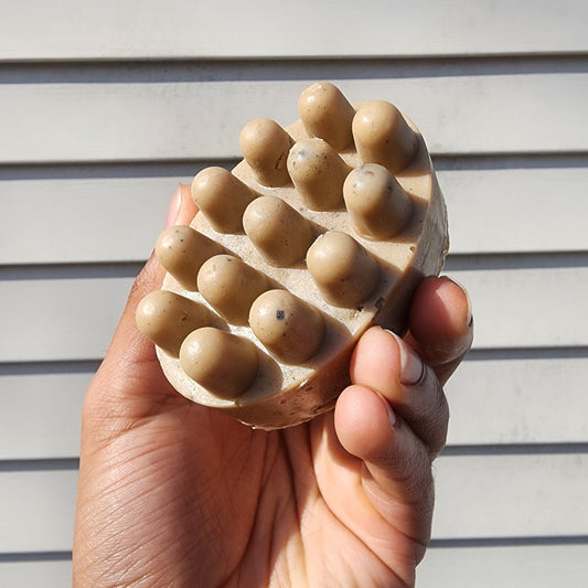 Black Soap Infused Shampoo Bar - Handmade Hair Care
