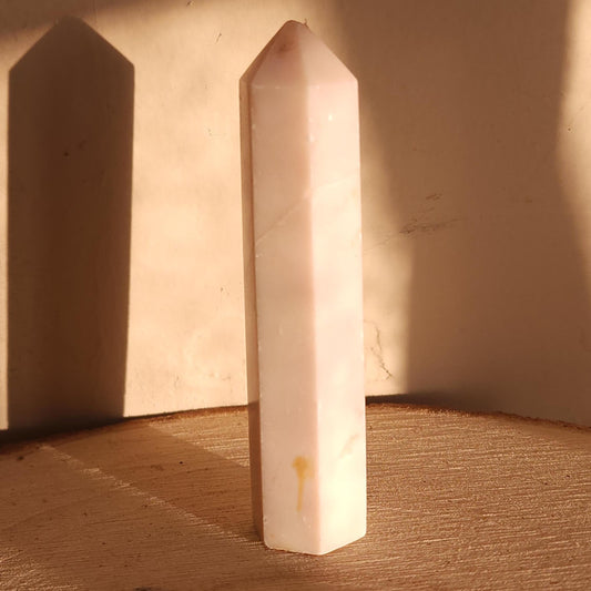 Pink Scolecite Tower - Polished Gemstone - Crystal Tower - Healing Crystal