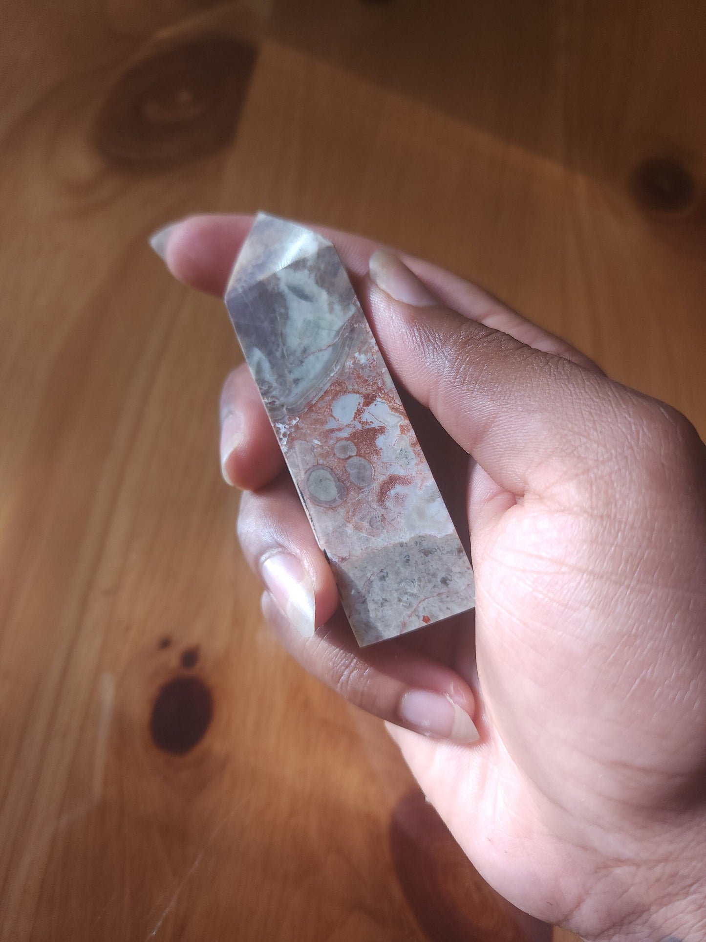 Mexican Crazy Lace Agate - Polished Gemstone - Crystal Tower - Healing Crystal