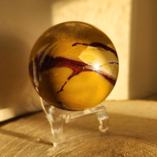 Mookaite Jasper Sphere - Polished Gemstone - Crystal Sphere - Healing Crystal